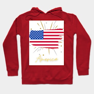 American Flag Gear Hoodie